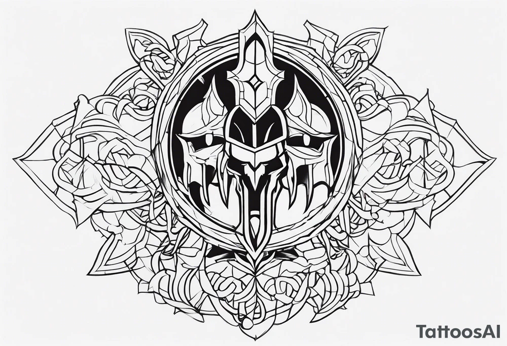 Morior invictus tattoo idea