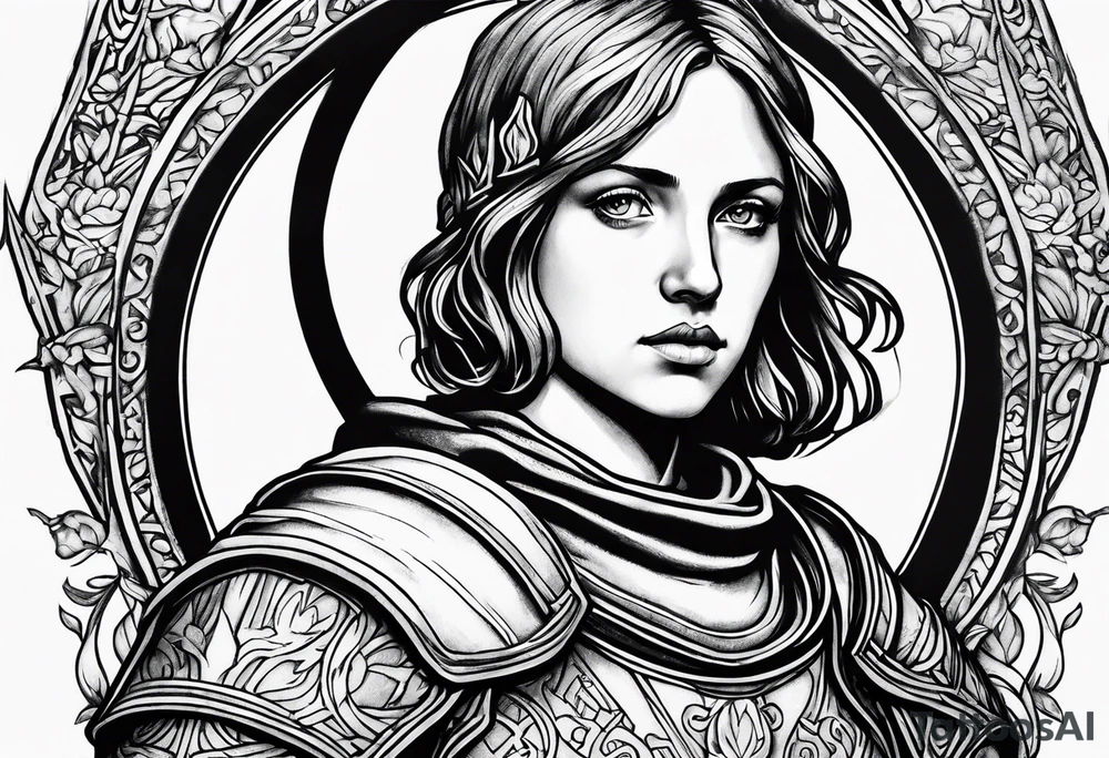 Joan of arc tattoo idea