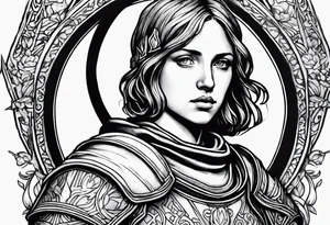 Joan of arc tattoo idea