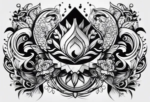 perseverance on forearm tattoo idea