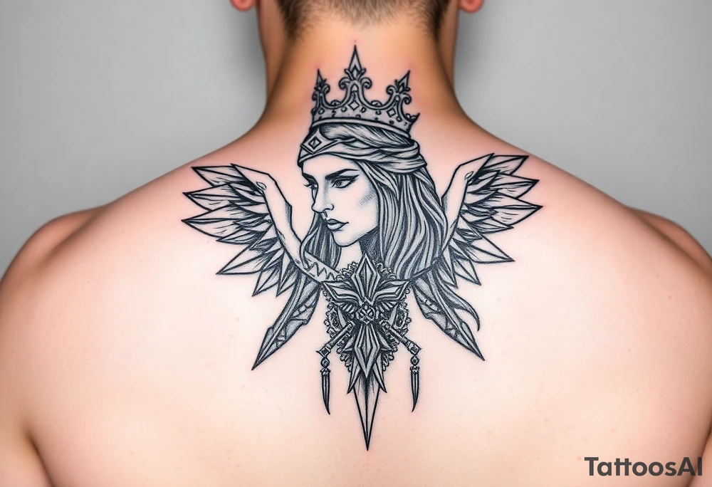 Strong, queen, warrior, survivor tattoo idea