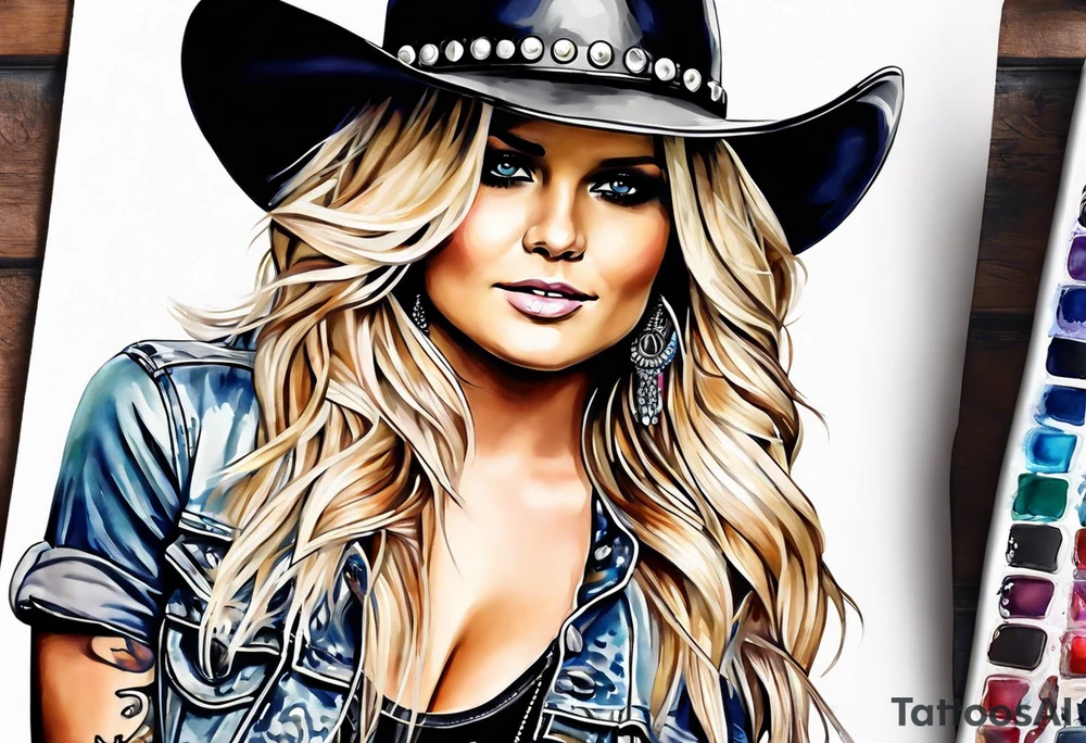 Miranda lambert with microphone tattoo idea