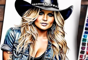 Miranda lambert with microphone tattoo idea