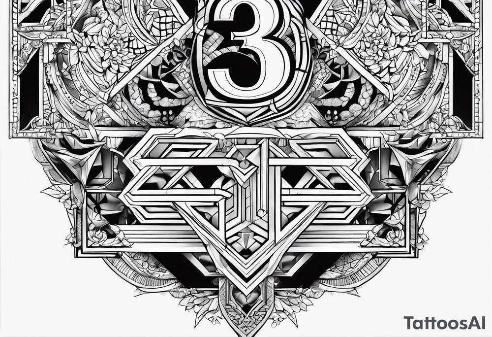 Numbers 327 tattoo idea
