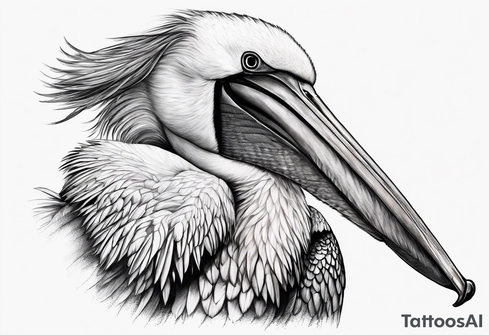 100 km pelican tattoo idea