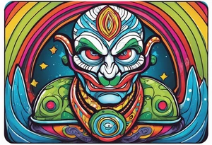zig zag man as an alien tattoo idea