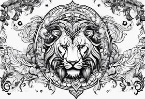 Scorpio and Leo mix tattoo idea