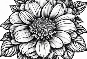 Marigold tattoo idea