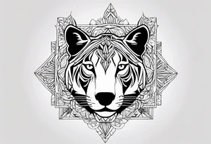animals footprints tattoo idea