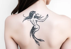 Freediver 
Woman tattoo idea