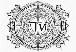 Gemini taurus zodiac signs combined tattoo idea