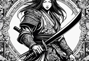 Katana tattoo idea