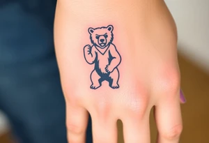 University of Northern Colorado bear mascot full standing up bear tattoo idea