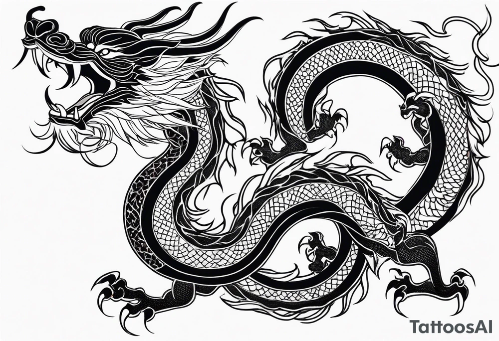 Chinese Dragon tattoo idea