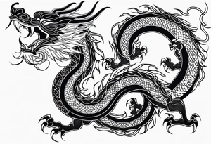 Chinese Dragon tattoo idea
