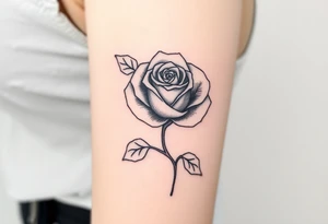 rose tattoo idea