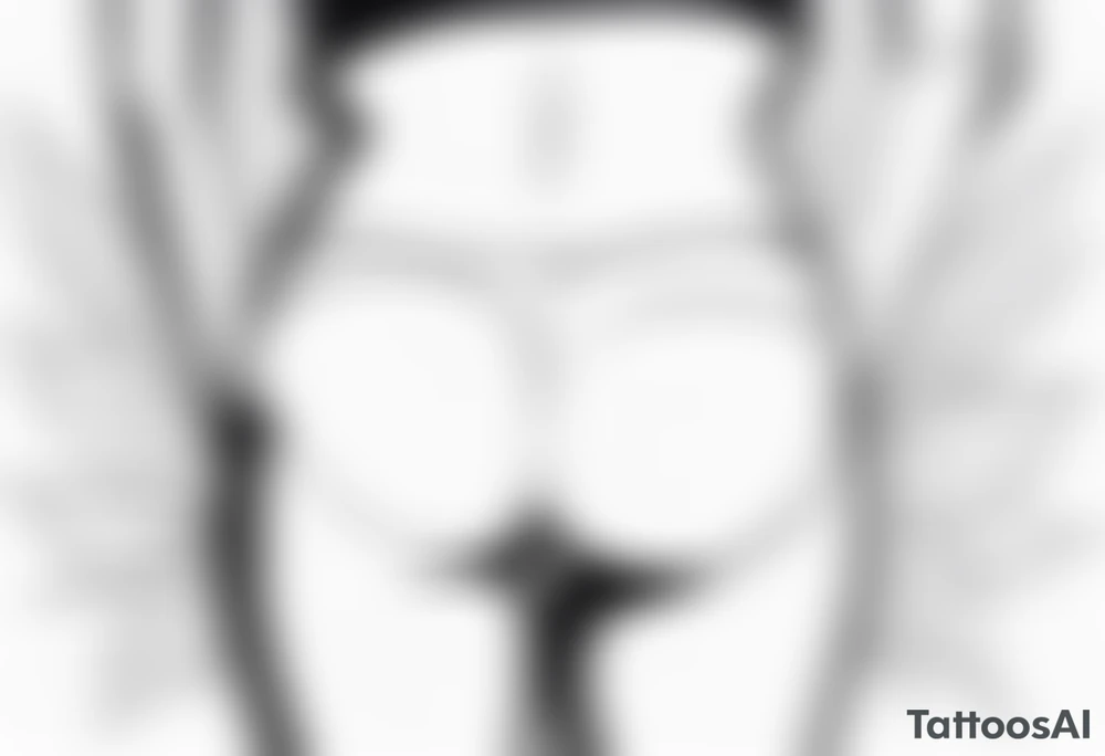 Big booty tattoo idea