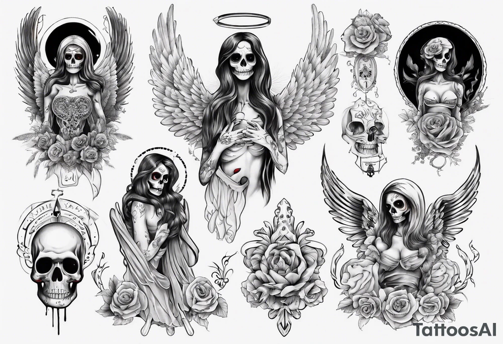 ANGEL DE LA MUERTE tattoo idea