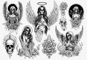 ANGEL DE LA MUERTE tattoo idea