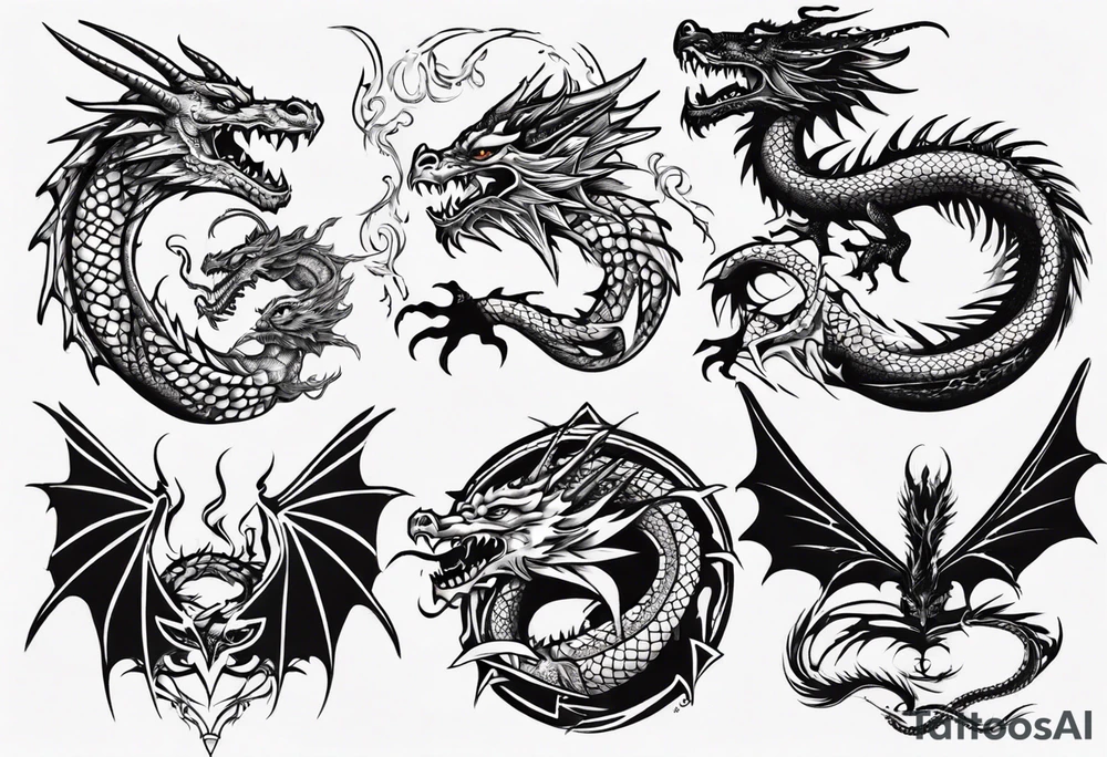 dragon tattoo idea