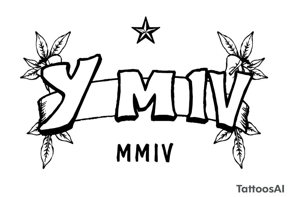 Year MMIV tattoo idea