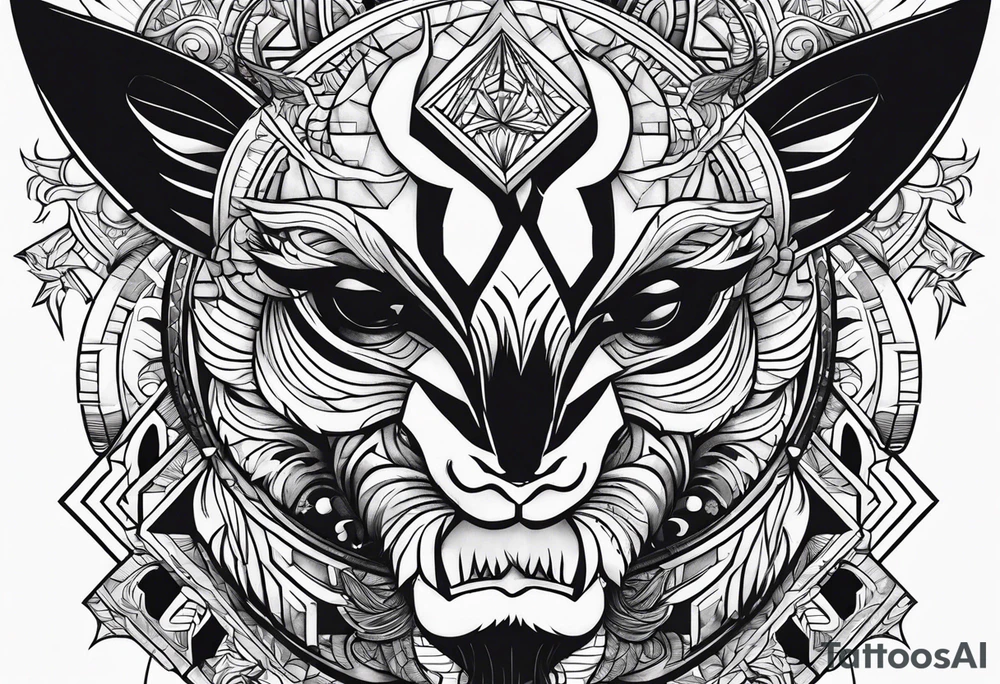 strength tattoo idea