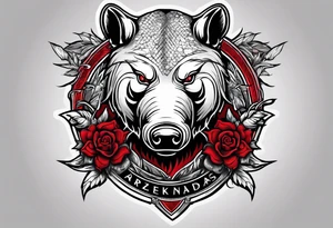 Arkansas razorbacks tattoo idea