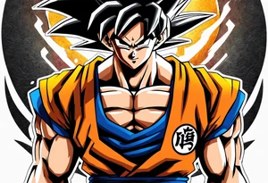 Son Goku tattoo idea
