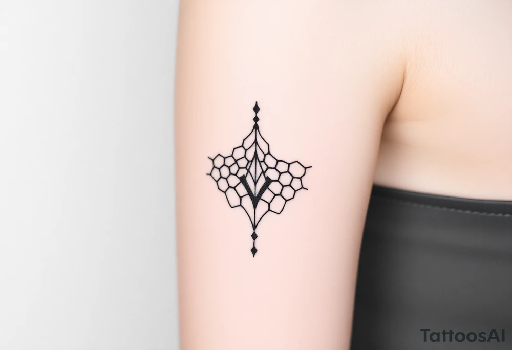 Thick sexy negative fishnets latex tattoo idea
