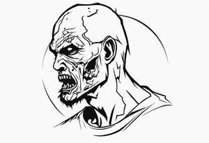 Zombie tattoo idea