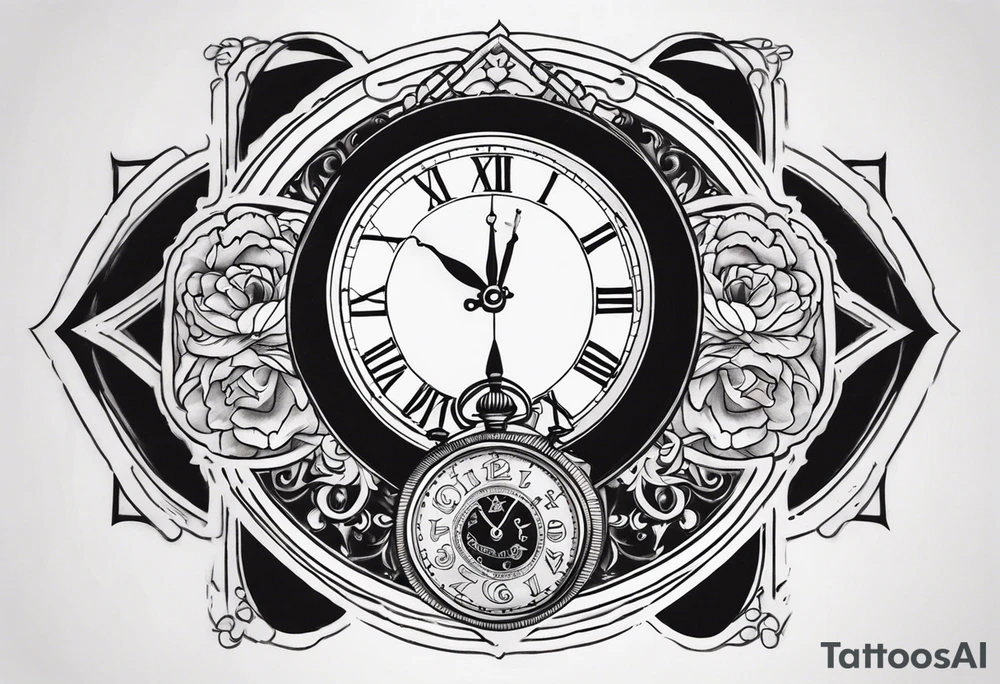 Time is money tattoo idea