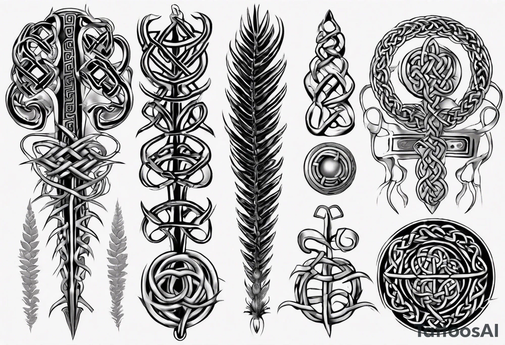 Silver Fern, Celtic knots tattoo idea
