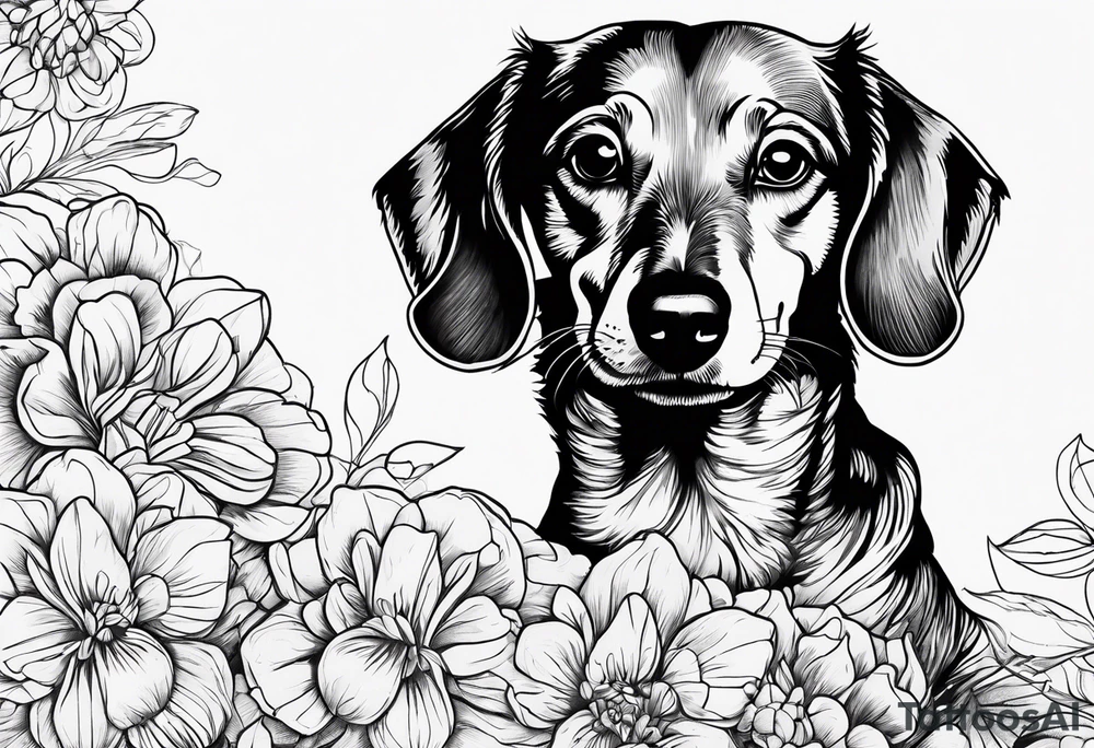 Dashchund tattoo idea