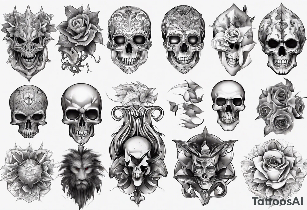 Тату рукав мужской tattoo idea
