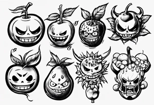 one piece demon fruit tattoo tattoo idea