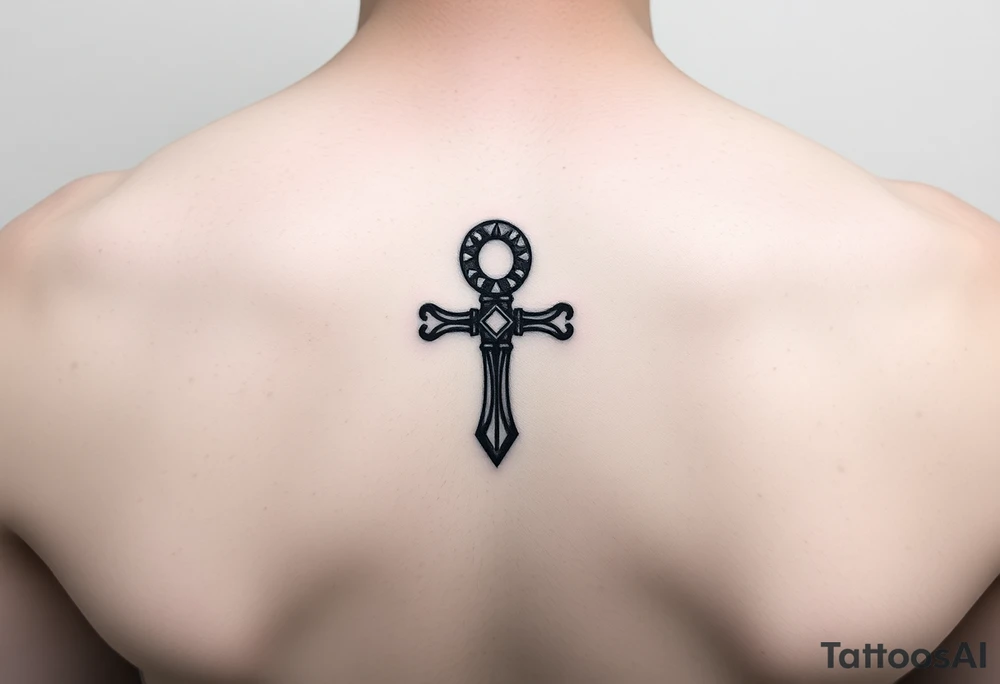 Small Ankh tattoo idea