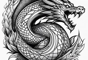 a dragon tattoo idea