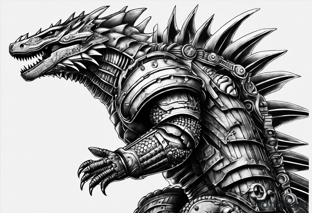 Mechagodzilla tattoo idea