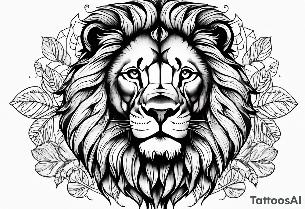 Lion tattoo idea