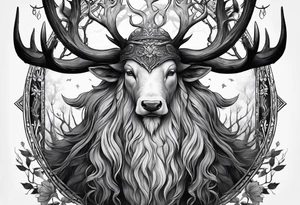 Leshy on a chamois tattoo idea