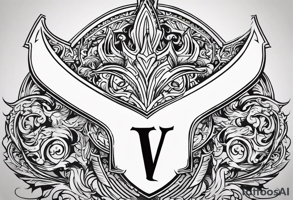 Valhalla sheild tattoo idea