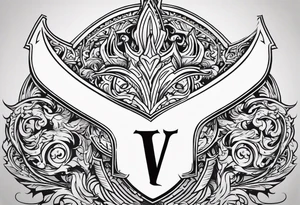 Valhalla sheild tattoo idea