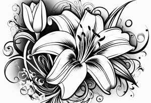 Lillies tattoo idea