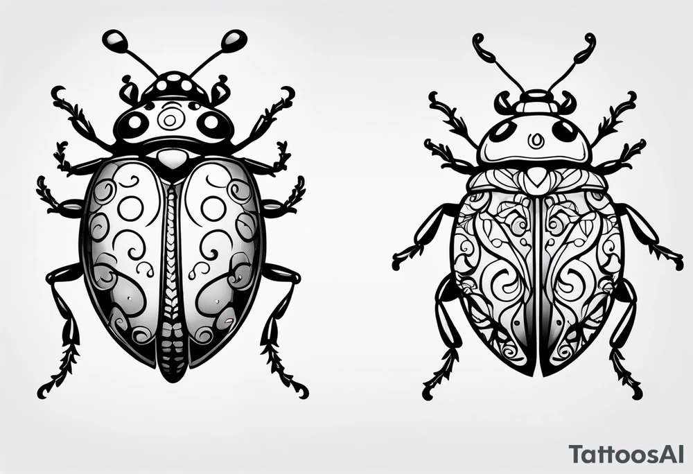 lady bug tattoo idea