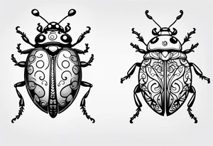lady bug tattoo idea