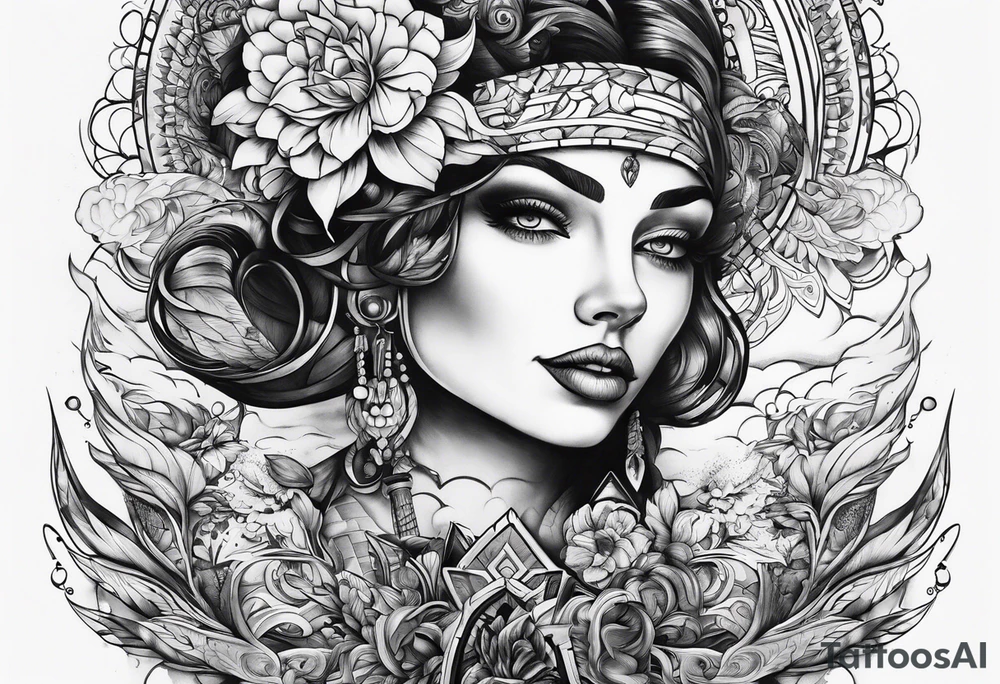 an implacable agitator tattoo idea