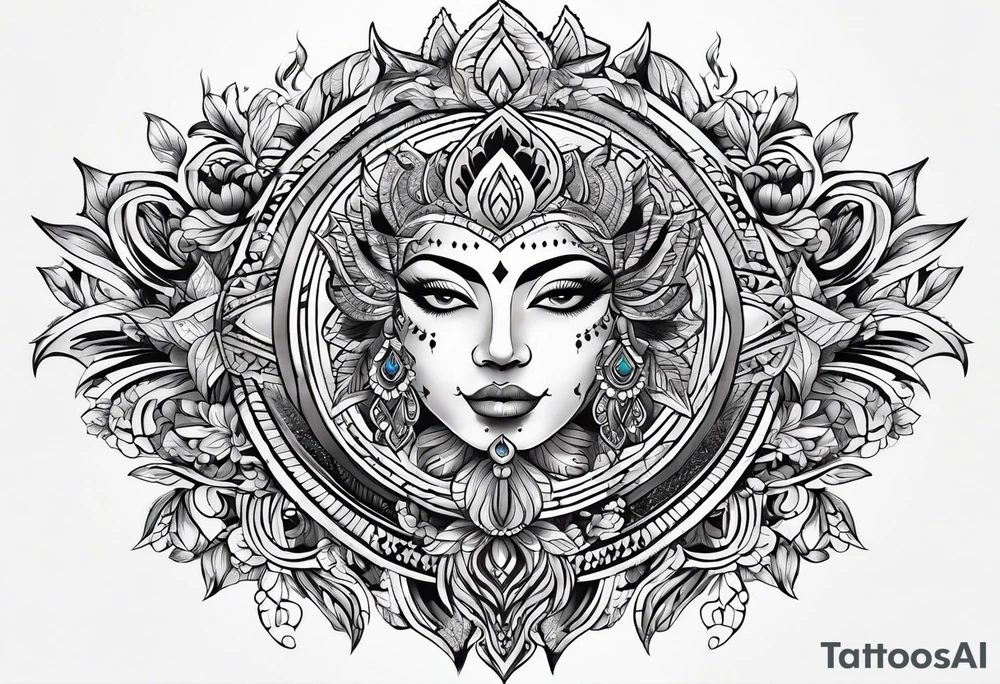 Végétale arm tattoo idea