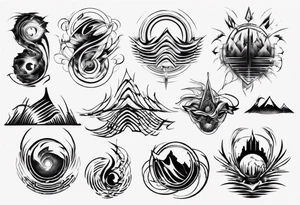 God is in the soundwaves tattoo idea
