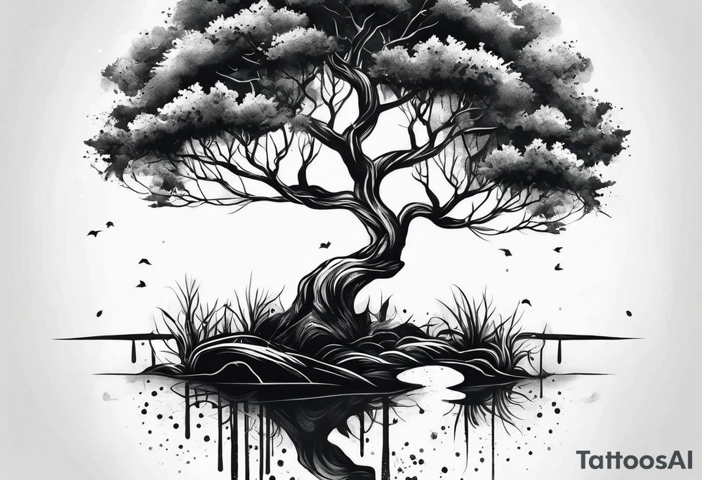 Small tree tattoo idea
