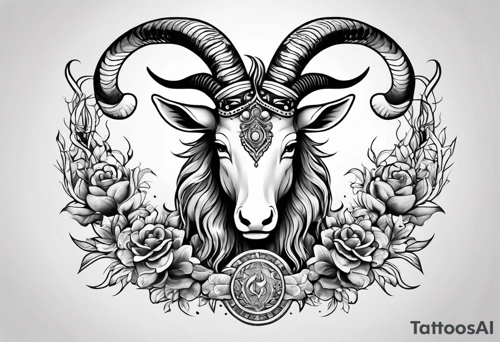 Capricorn tattoo idea